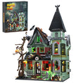 Load image into Gallery viewer, [Presale] Halloween Haunted House with Lights 1201 pcs - Ships in June
