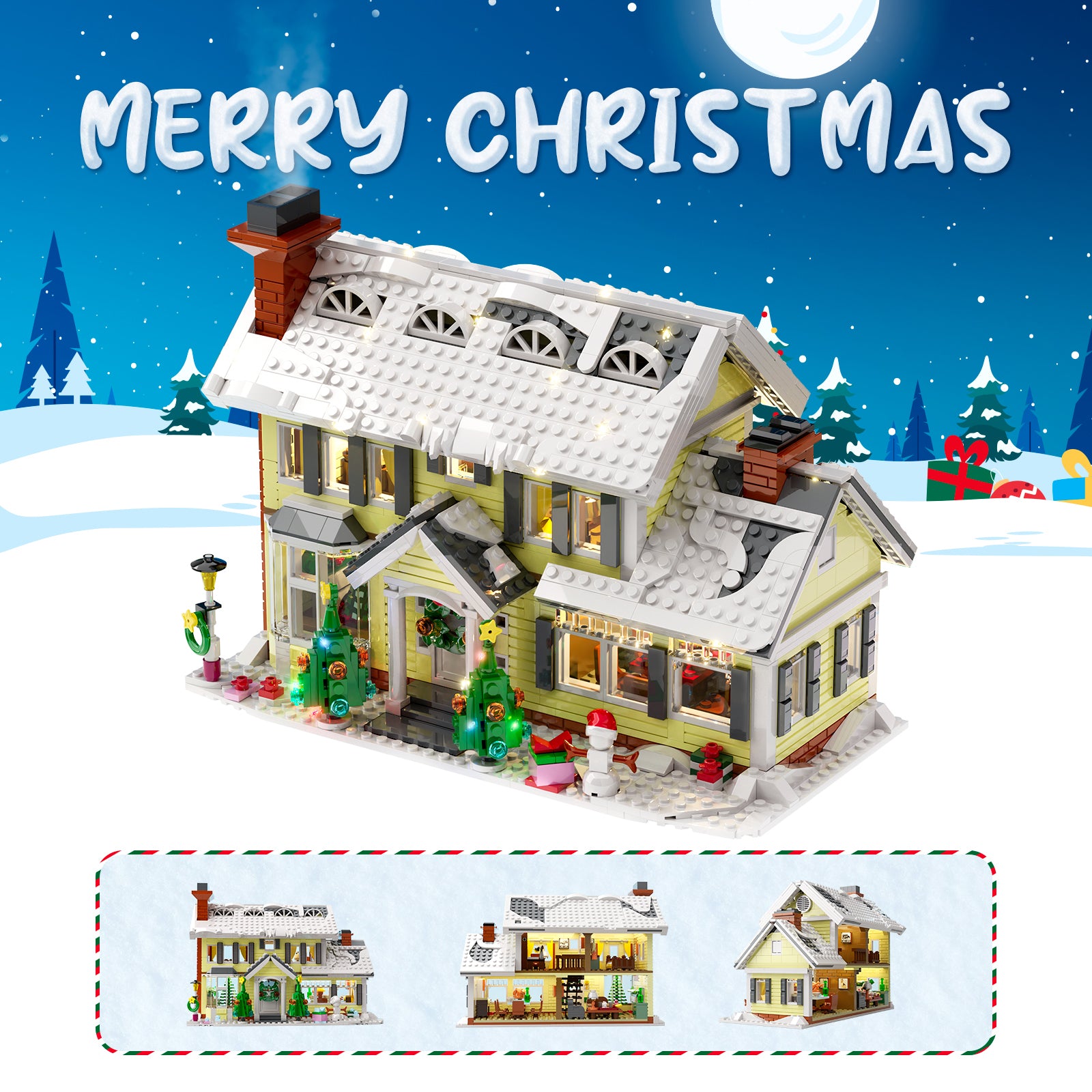 [PRESALE] Christmas Holiday House 1156 pcs - Ships in June