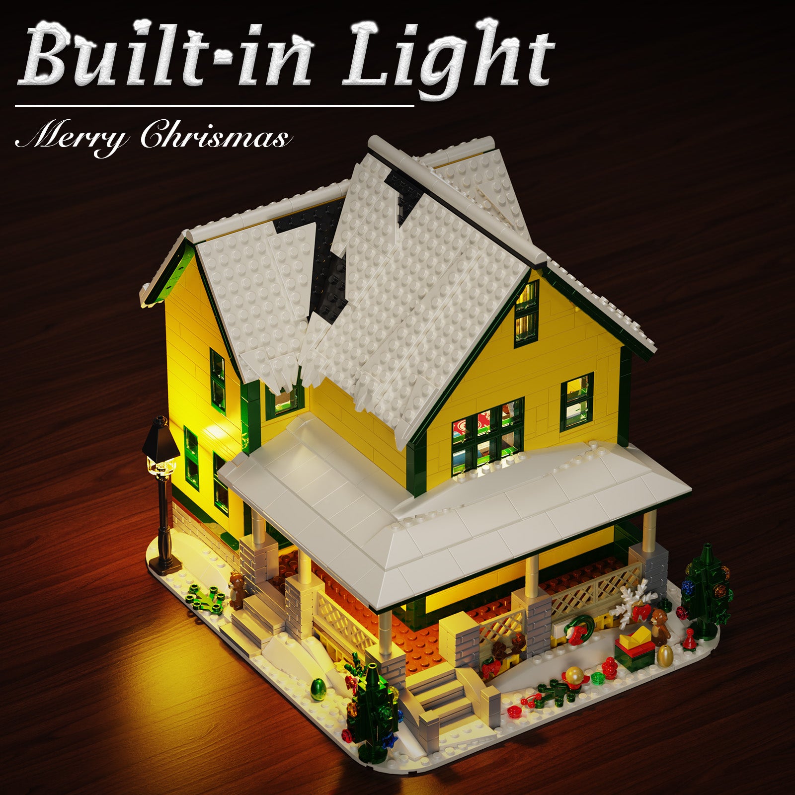 [PRESALE] Christmas Home with Lights 1367 pcs - Ships in July