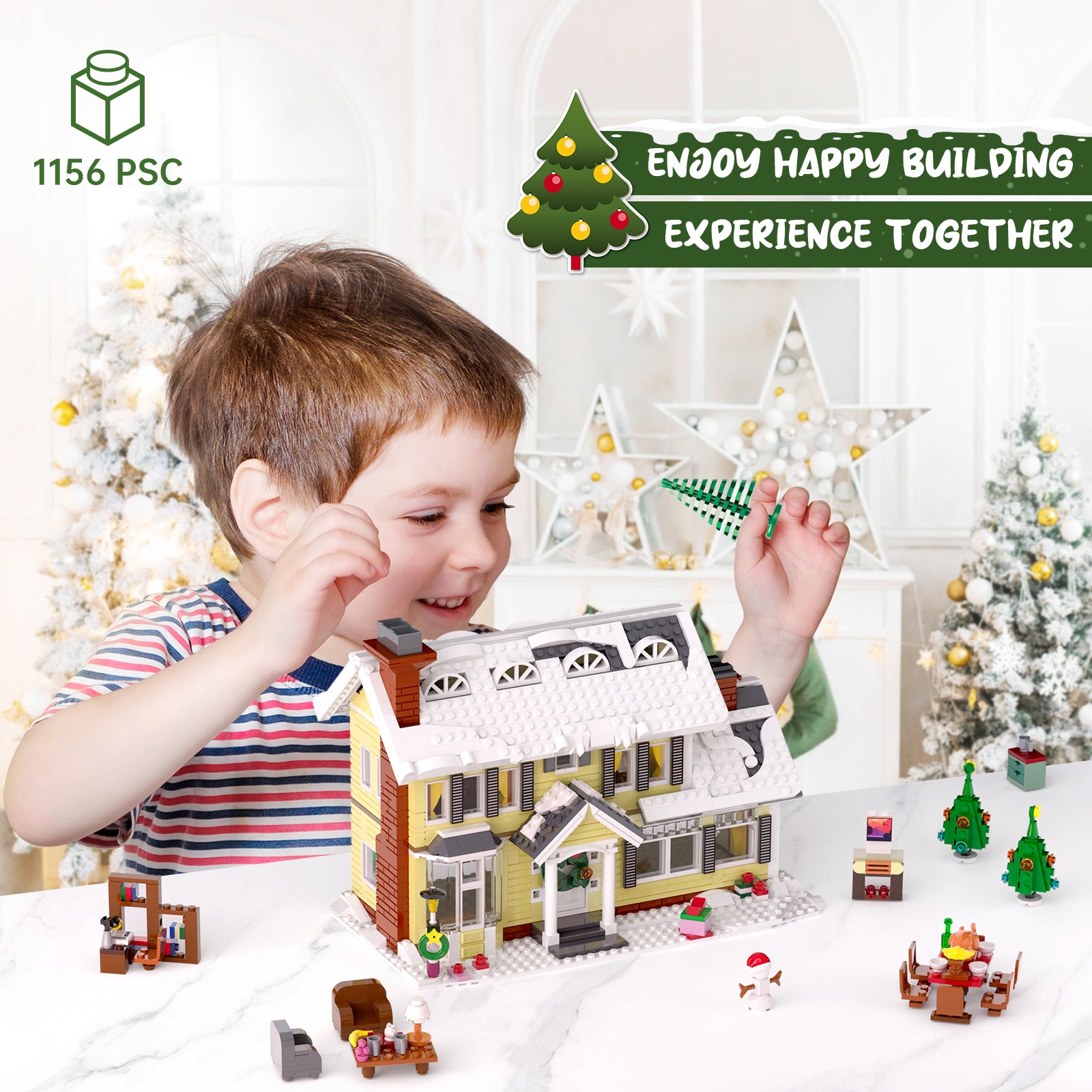 [PRESALE] Christmas Holiday House 1156 pcs - Ships in June