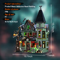 Load image into Gallery viewer, [Presale] Halloween Haunted House with Lights 1201 pcs - Ships in June
