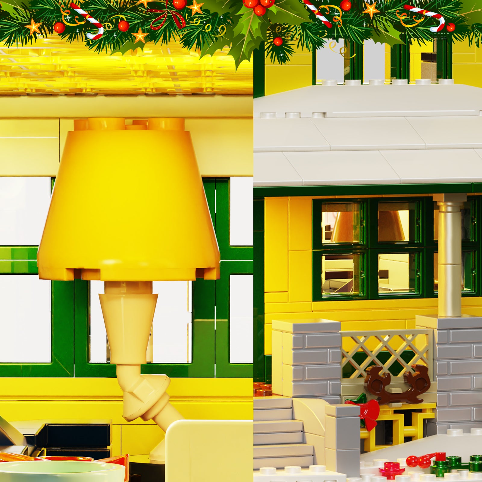 [PRESALE] Christmas Home with Lights 1367 pcs - Ships in July